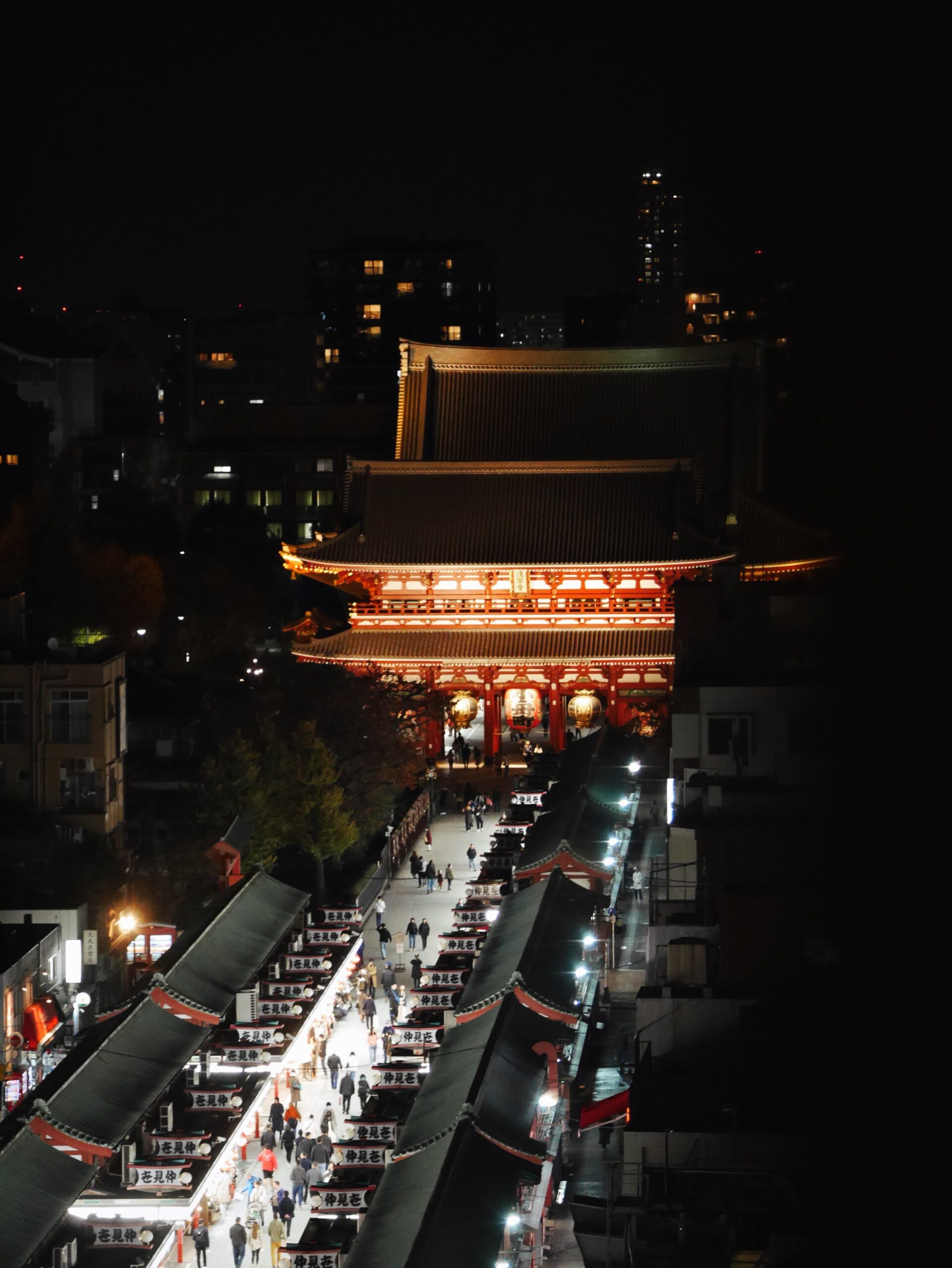 Nakamise Shopping Street in Asakusa, Tokyo