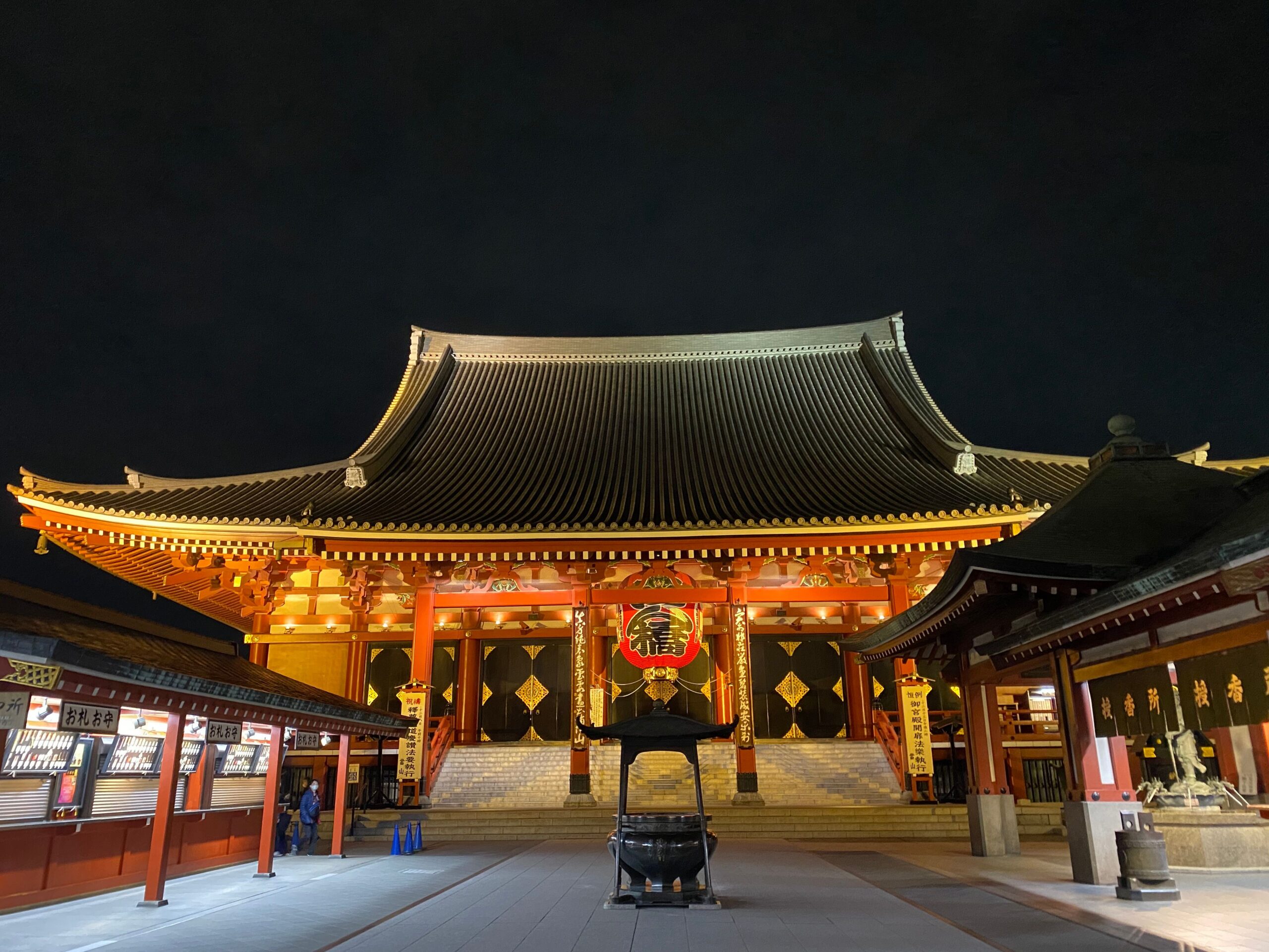 Senso-ji Main Hall in Asakusa, Tokyo