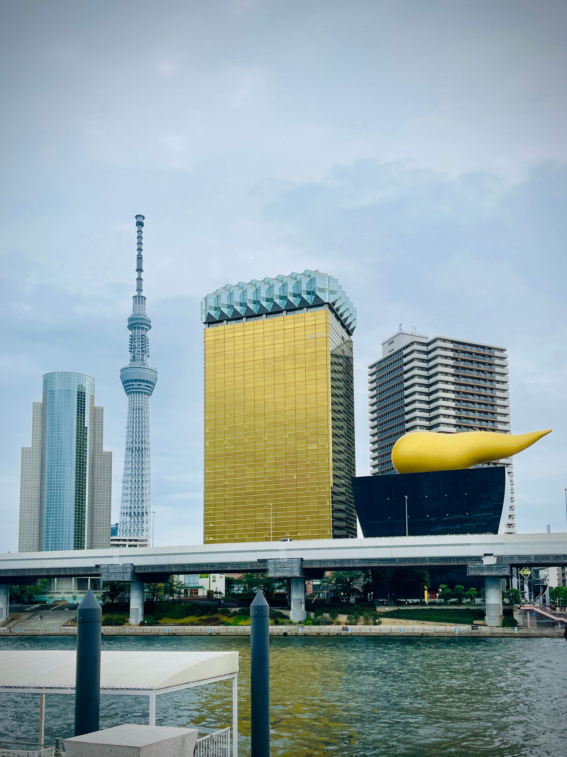 View from the Sumida River Walk in Tokyo