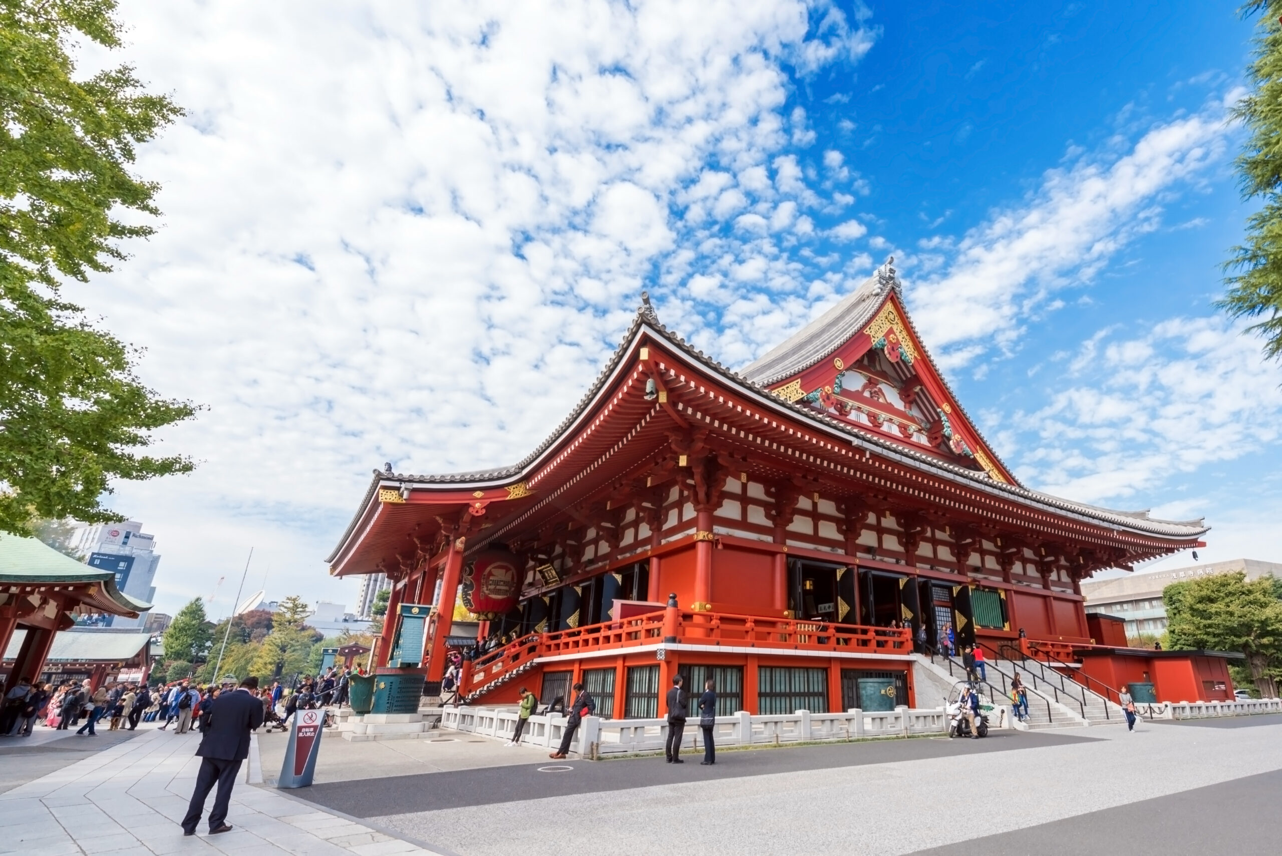 Asakusa Shrine beside Senso-ji Temple in Tokyo